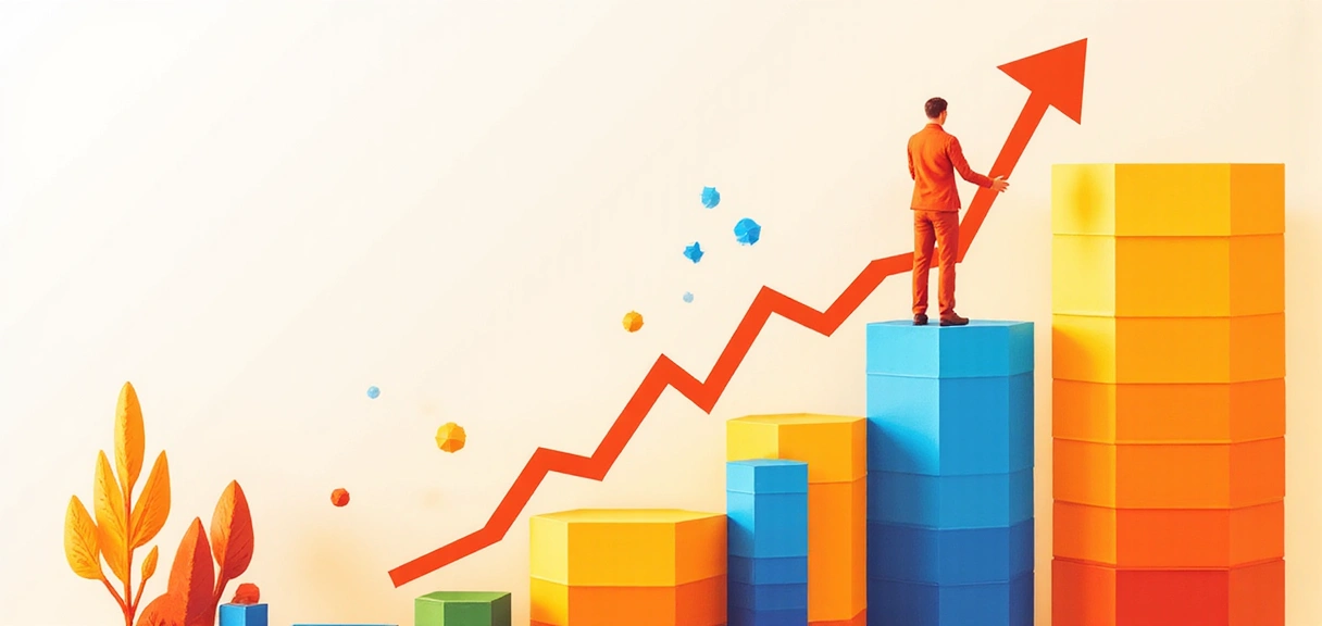 Abstract image representing success, growth, and positive outcomes for businesses