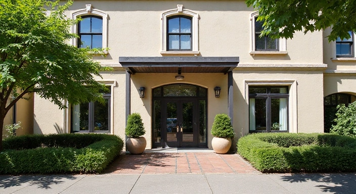 Boutique hotel exterior