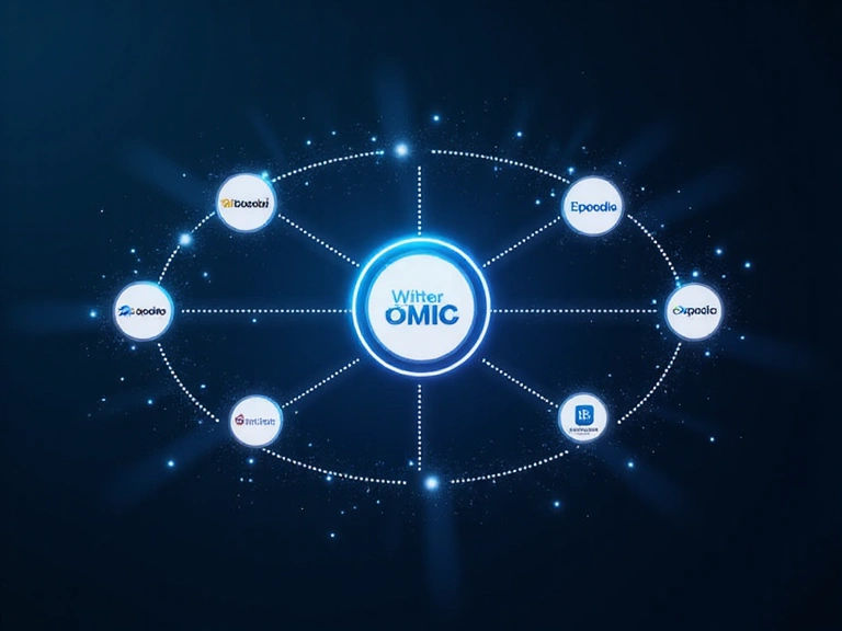 Abstract visual representing multiple interconnected booking channels
